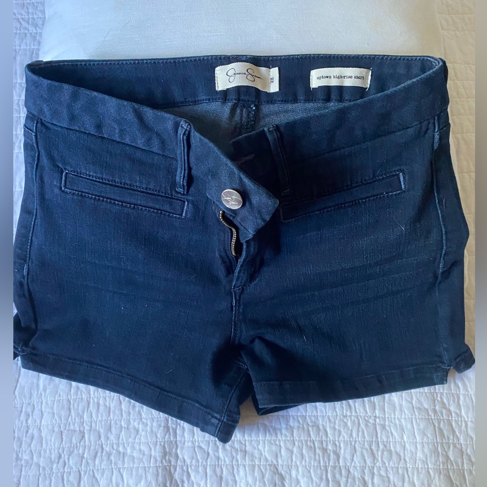 Jessica Simpson short denim shorts